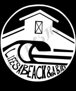 Business Logo - Custom - Fallon Francis - Life is a Beach and a Barn 2