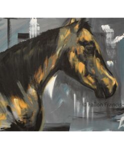 fallon francis custom art acrylics horse