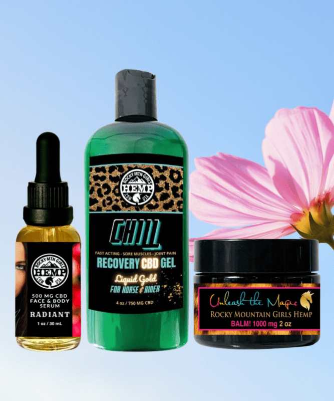 Rocky Mtn Girls Topical CBD for People Pets & Horses