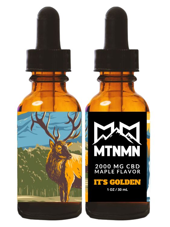 MTNMN 2000 MG It's Golden Maple CBD Tincture-Full Spectrum_2